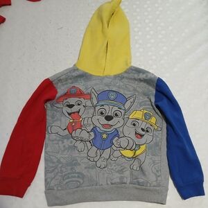 Paw Patrol Multi-Color Kids Hoodie Sweatshirt